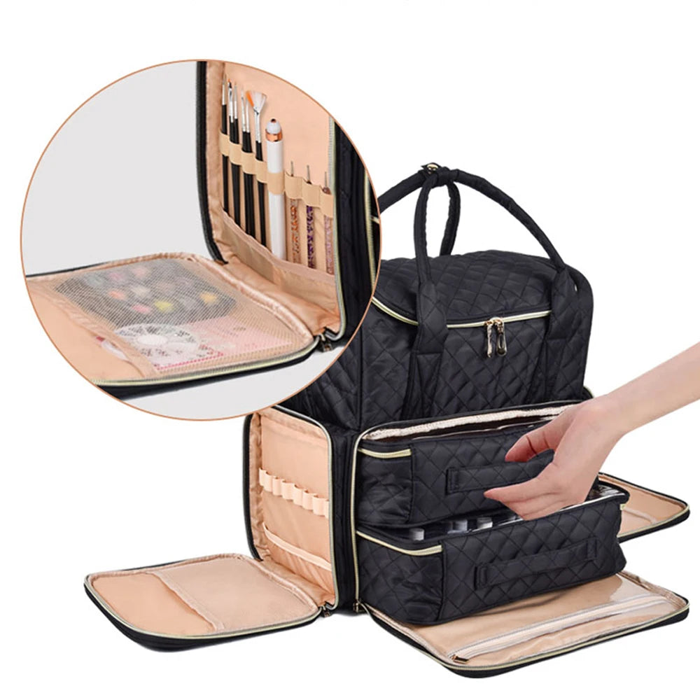 Nail Polish Organizer Backpack